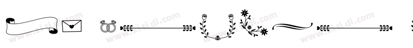 YG Floral Unicode字体转换